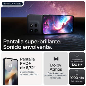 SMARTPHONE MOTOROLA G56 5G 8/256 6,72%%%quot; BLACK OYSTE