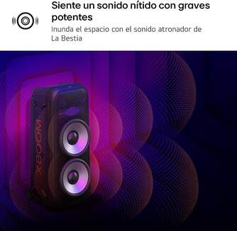 ALTAVOZ LG XBOOM DXL7T 250W DJ BT USB IPX4 BAT.20H