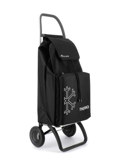 Carro de la compra Rolser Saquet Termo LN - 2 Ruedas, 50 L, Negro
