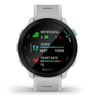 SMARTWATCH GARMIN FORERUNNER 55 BLANC 010-02562-11