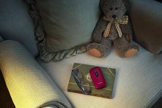 SENIORPHONE PANASONIC KXTU446EXR GRANATE