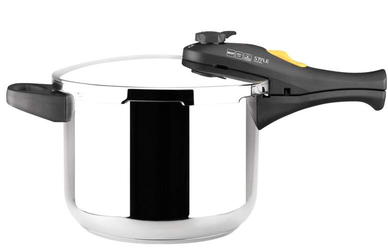 Olla a presi&oacute;n Magefesa Style - 6 litros, Acero inoxidable 18/10, Fondo Termodifusor