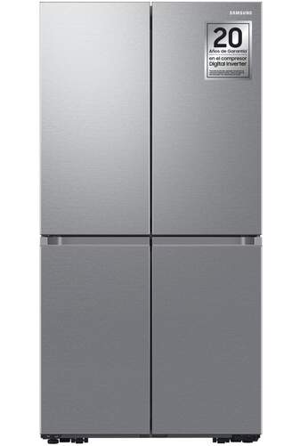 Frigorífico Americano Samsung RF59C70TES9ES - 178x92 cm, Clase E, 649 L, 4 puertas, No Frost, Inox