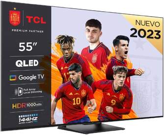 TV TCL 55%%%quot; 55C745 UHD QLED FULLARRAY GOOGLETV 144H