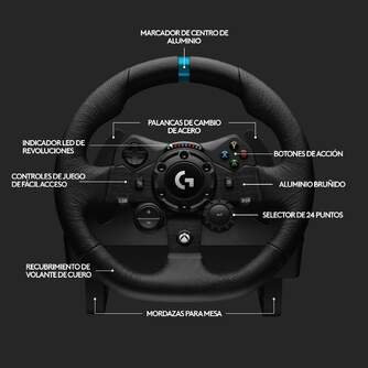 ACC. VOLANTE XBOX LOGITECH G923 RACING CON PEDALES