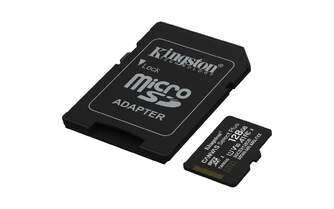 TARJ. MEM. KINGSTON CANVAS 128 GB   ADAPTADOR