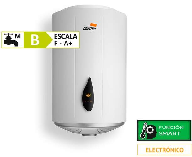 Termo Eléctrico Cointra TDF PLUS 80 VGRY568KX - 1500 W, 8 bar, 76 litros, Clase B