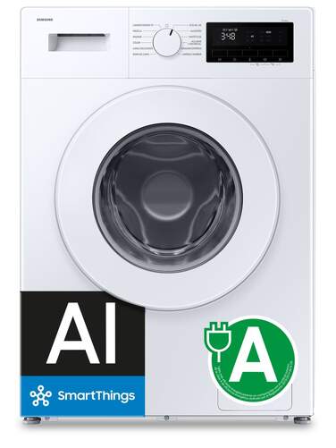 Lavadora Samsung WW90FG3M05TWEC - 9 kg, 1400 rpm, Clase A, motor Digital Inverter, lavado 15 min