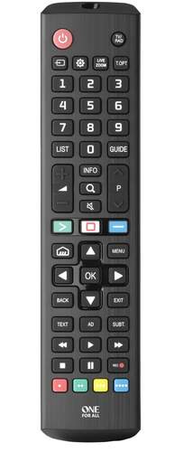 Mando Para TV LG One For All URC 4911 - Función Aprendizaje, Teclas Acceso rápido