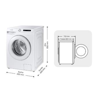LVD. SAMSUNG WW12T504DTW 12K 1400R BCA
