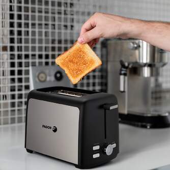 TOST. FAGOR  TOASTPRO 800W 2R CORTO INOX
