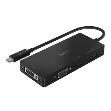 Adaptador Belkin AVC003BTBK USB-C - HDMI/VGA/DVI/DP