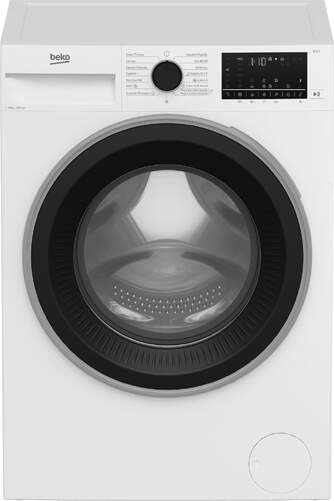 Beko B3WFT510415W Lavadora 10kg Clase A - 1400r, 15 Programas, Función Vapor, Inverter, Blanca