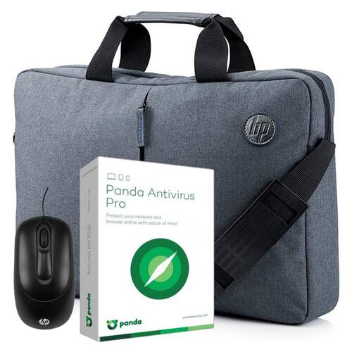 Pack Ratón + Maletín + Antivirus Panda Portátil HP - Ratón Óptico, Antivirus Panda Pro