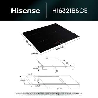 ENCIM. HISENSE HI6321BSCE 3F INDU 32CM