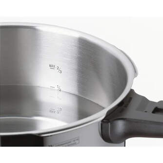 OLLA PRESION RAPID. WMF PERFECT 4,5L 22CM 