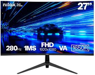 MONITOR NILOX 27%%%quot; NXM27CV28001 CURVO 2K 280HZ