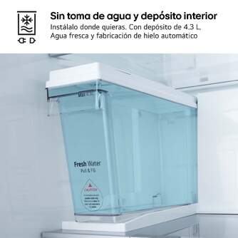 FRI. LG GSLC41PYPE 179x91 638L INOX DISPEN S/TOMA