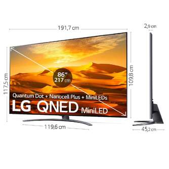 TV LG 86%%%quot; 86QNED916QE QNED MINILED ALFA7 DOLBYATMO