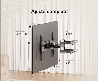 SOPORTE TV GENIUM ART GSPART86 60KG 37-86