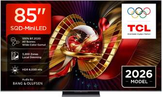 TV TCL 85%%%quot; 85C8L UHD SQDMINILED GOOGLETV 144HZ B%%%amp;O
