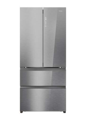 Frigorífico Americano Haier HFR7819ENGC - Clase E, No Frost, 504 L, 190x83 cm, Cristal Inox