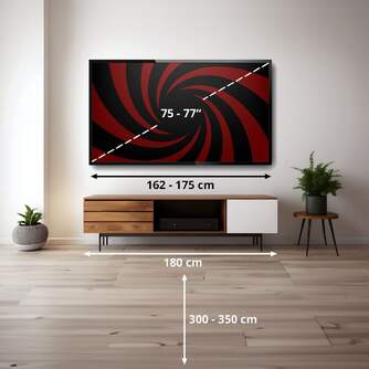 TV LG 75%%%quot; 75MRGB87B6B UHD MICRORGB A8 144HZ W26