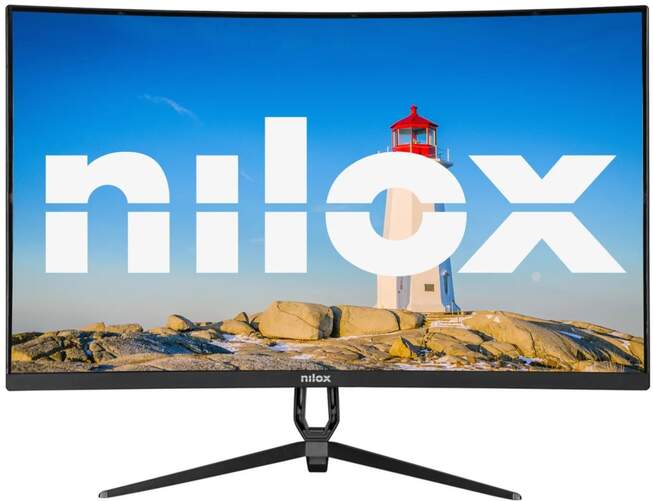 Monitor Curvo Nilox 27" NXM27FHD18001 - Pantalla VA, LED, Full HD, 180 Hz, 1 ms respuesta