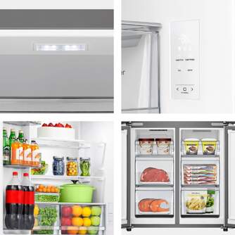 FRI. HISENSE RQ5P470SEIE 179x80x70 4P NF INOX