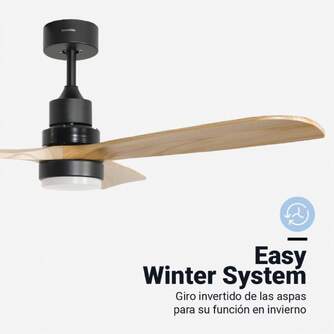 VENTILADOR TECHO U.BLUE ALM 4056 3A 142CM LED DC