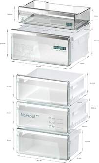 FRICOM. SIEMENS KG39NAXCF 203x60 NF BLACK INOX