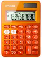 Calculadora Canon LS 100K - Bater&iacute;a/Solar, Naranja
