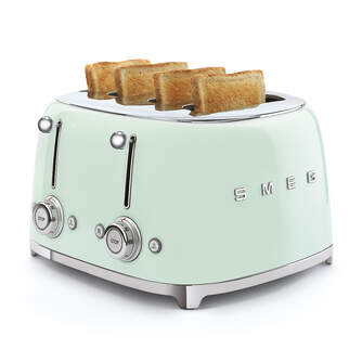 TOST. SMEG TSF03PGEU VERDE CLARO,1500W 4 RANURAS