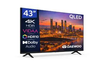 TV DAEWOO 43%%%quot; 43VB56QV UHD QLED SMART TV HDR10