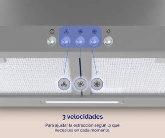 CAMPANA ARTICA APYRAM90BI 90CM B INOX