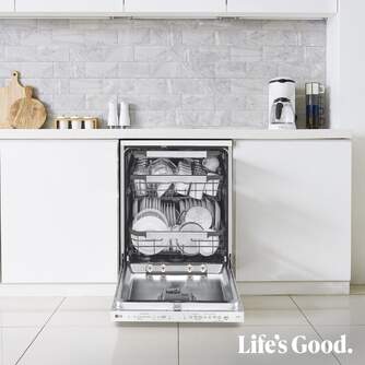 LVJ. LG DF587HVS 14C 10P QUADWASH 3%%%#170;B 43DB