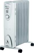 Radiador Aceite Bastilipo RAC9-2000 - 2000W, 9 Elementos, 3 Ajustes Temperatura, Ruedas