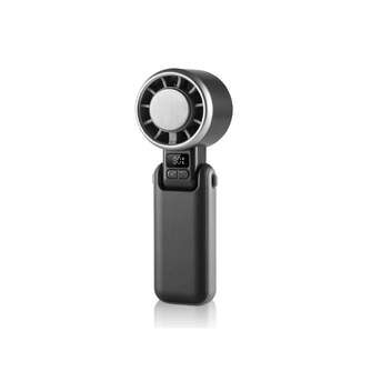 VENTILADOR MANO CRISTAL ICE PRO NEGRO PORTATIL