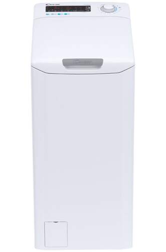 Lavadora Carga Superior Candy CSTG47TMV51S - 7 kg, 1400 rpm, Clase A, Blanca, Motor Inverter, 79 dB