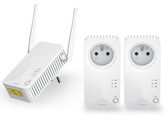 Adaptador PLC Strong Powerline 600 Triple Pack