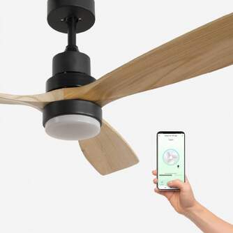 VENTILADOR TECHO U.BLUE ALM 4056 3A 142CM LED DC