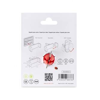 SOPORTE DCU SMARTPHONE UNIVERSAL COCHE ROJO