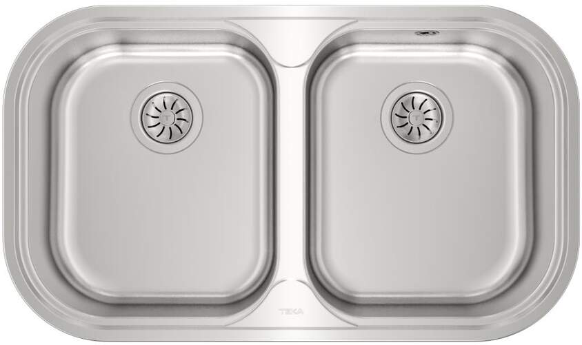 Fregadero Teka Stylo 2C 11107028 - 360x417 cm, 2 tazones, Inox