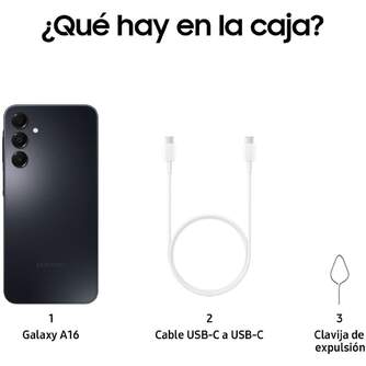 SMARTPHONE SAMSUNG A16 8/256 6,7%%%quot; BLACK