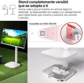 MONITOR LG 32%%%quot; 32U721SAW W SWING 4K MANDO SOPORTE