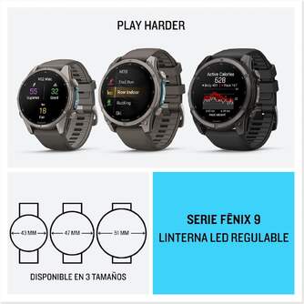 SMARTWATCH GARMIN FENIX 9 010-04763-01 51MM
