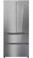 Frigor&iacute;fico Americano Haier HFR7819ENGC - Clase E, No Frost, 504 L, 190x83 cm, Cristal Inox