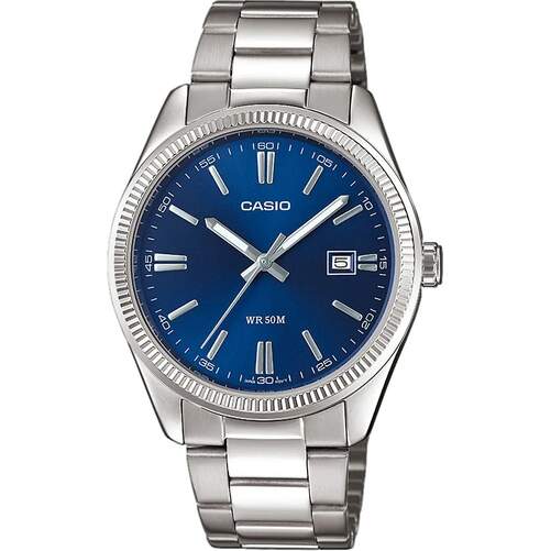 Reloj Casio Collection Hombre MTP-1302PD-2AVEF - Display Analógico, Esfera azul, plata