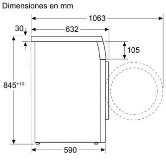 LVD. BOSCH WUU24T65ES 9K 1200R BLANCA