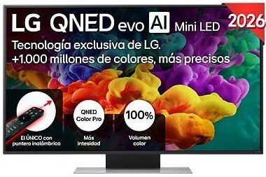 TV LG 50" MINILED 50QNED86B6B - 4K Ultra HD, 144 Hz, QNED